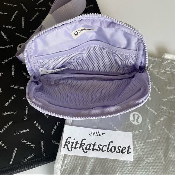 🆕 NWT EXTENDED STRAP lululemon everywhere belt bag - lavender fog - Picture 11 of 14